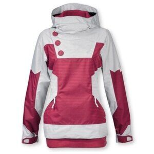 Oakley Women’s 'State Jacket" Snowboarding Hot Pink & White Sz XS